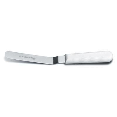 Dexter Russell S284-5B SANI-SAFE 5" Spatula w/ Polypropylene White Handle, Stainless Steel