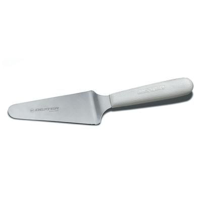 Dexter Russell S174PCP SANI-SAFE 4 1/2" x 2 1/4" Pie Knife w/ Polypropylene White Handle, Stainless Steel, Polypropylene Handle, Silver