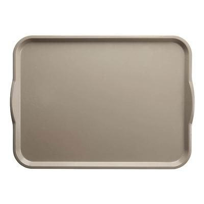 Cambro 1418H199 Rectangular Camtray Dietary Tray - 14" x 18", Fiberglass, Taupe, 1 Dozen, Beige, Case of 12