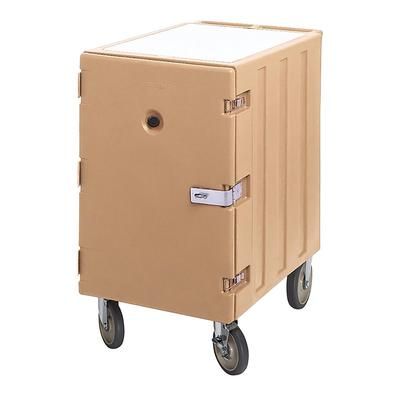 Cambro 1826LTCSP157 Camcart Insulated Food Carrier w/ 13 Pan Capacity, Security Package, Beige, Seamless Polyethylene Construction, Thick Foam Insulation