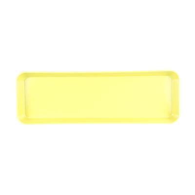 Cambro 8262MT145 Rectangular Market Display Pan - 8 3/8" x 25 1/2" x 2", Yellow, Fiberglass