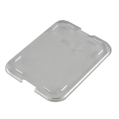 Cambro 853FCWC135 Plastic Lid for 853FCW, 8 13/16" x 6 3/4", Clear, Rectangular, Case of 24