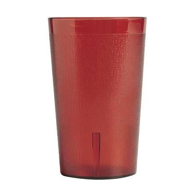 Cambro 950P2156 9 4/5 oz Ruby Red Textured Plastic Tumbler