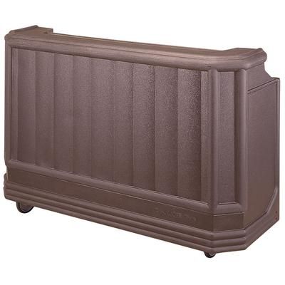 Cambro BAR730PMT194 72 3/4" Portable Bar - Post-Mix Drink System, CO2, Granite Sand 110v, Brown
