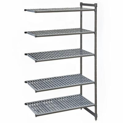 Cambro CBA215464V5580 Camshelving Basics Vented Add-On Shelf Kit - 5 Shelves, 54"L x 21"W x 64"H