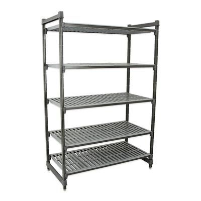 Cambro CBU183064V5580 Camshelving Basics Vented Shelving Unit - 5 Shelves, 30"L x 18"W x 64"H