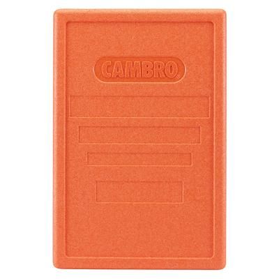 Cambro EPP180LID363 GoBox Lid for EPP180 & EPP160 Insulated Food Carriers, Orange, Top Loading