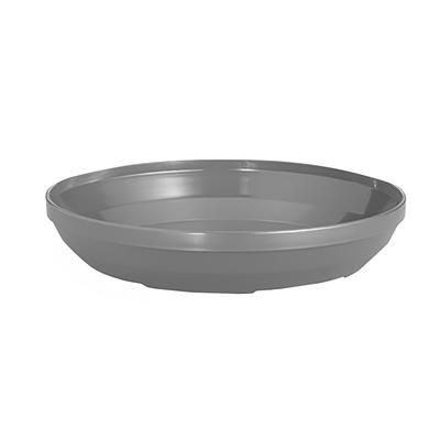 Cambro MDSL9485 9 9/16" Pellet Underliner for 9 1/2" Pellet - Plastic, Smoked Metal, Gray, 1.8 in, Case of 12