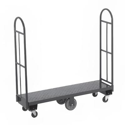 Channel U1648DS 2000 lb Platform Truck - 16" x 48", Steel, 2,000 lb Capacity
