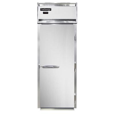 Continental DL1WI Full Height Insulated Roll In Heated Cabinet w/ 1 Rack Capacity, 208-230v/1ph, 1 Section, Stainless Steel
