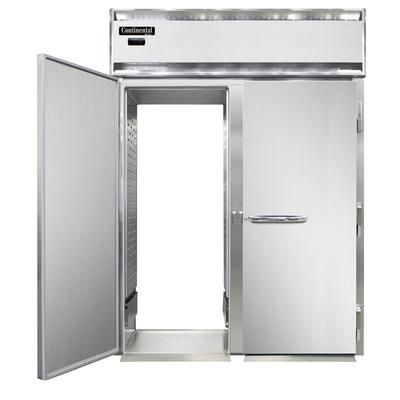 Continental DL2WI-SS-RT Full Height Insulated Stationary Heated Cabinet w/ 2 Rack Capacity, 208-230v/1ph, Stainless Steel