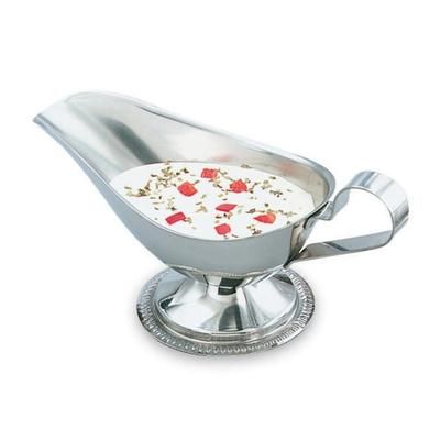 Vollrath 47575 5 oz Gravy/Sauce Boat - Gadroon Base, Stainless, Silver