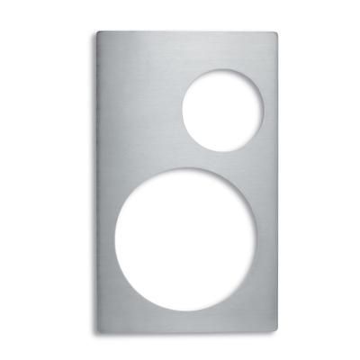 Vollrath 8242414 Miramar Template - 1 French Omlet Pan & 1 qt Pan, 21-1/8" x 12-3/4", Stainless, Silver