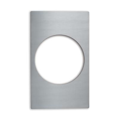 Vollrath 8242614 Miramar Template - 1 Stir Fry Pan, 21 1/8" x 12 3/4", Stainless, Silver