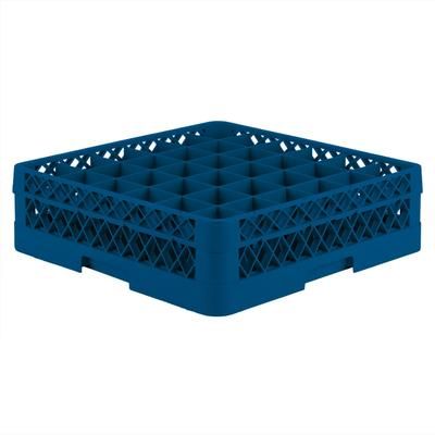 Vollrath TR7C 44 Rack-Master Glass Rack w/ 36 Compartments - 36 Extender, Royal Blue, Pack of 2