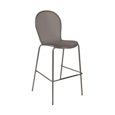 emu E128 (41) 46" Ronda Barstool w/ Mesh Back & Seat - Steel, Bronze