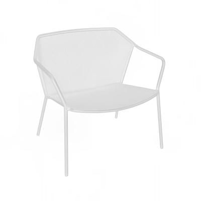 emu E524 (23) Darwin Indoor/Outdoor Stackable Lounge Chair - Steel, White