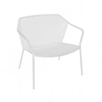 emu E524 (23) Darwin Indoor/Outdoor Stackable Lounge Chair - Steel, White