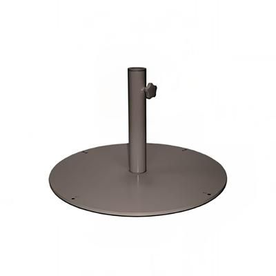 emu E923 (41) 2 ft Round Shade Umbrella Base - 55 lb, Steel, Antique Bronze, 55 lbs