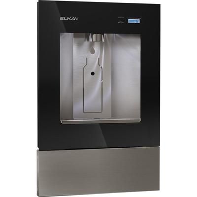 Elkay LBWD00BKC Built In Filtered Water Dispenser - Hands Free, Non Refrigerated, Black/Stainless, Non-Refrigerated, 115 V