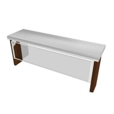 Duke TS540-74 Thurmaduke Designer Sneeze Guard, Self-Service Style, 73 5/8"Long, 2-Sided