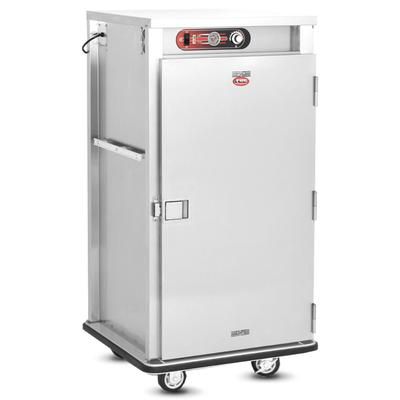 FWE E-480-XL 48 Plate Heated Meal Delivery Cart, 120v, Stainless Steel