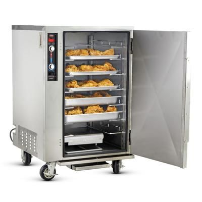 FWE MTU-7 1/2 Height Insulated Mobile Heated Cabinet w/ 7 Pan Capacity, 120v, 7-Pan Capacity, Solid Door, Stainless Steel