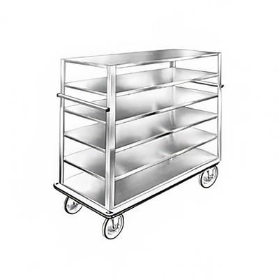 FWE UCU-60-512AL Queen Mary Cart - 5 Levels, 2000 lb. Capacity, Aluminum, Raised Edges