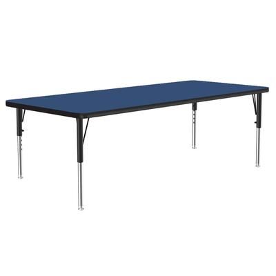 Correll A3060-REC-37-09-09 Activity Table w/ 1 1/4" High Pressure Top, 60"W x 30"D, Blue