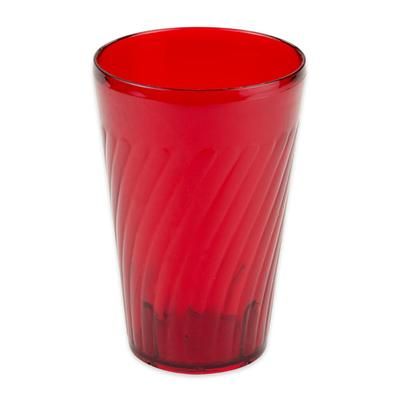 GET 2224-1-R 24 oz Red Textured Plastic Tumbler
