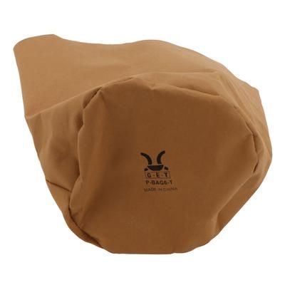 GET P-BAG6-T 6" Reusable Paper Bag/Bread Basket, Tan, Brown, Set of 2
