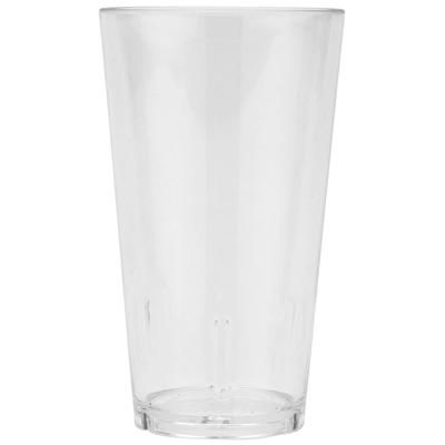 GET S-16-1-CL 16 oz Clear Plastic Tumbler/Shaker, SAN Plastic