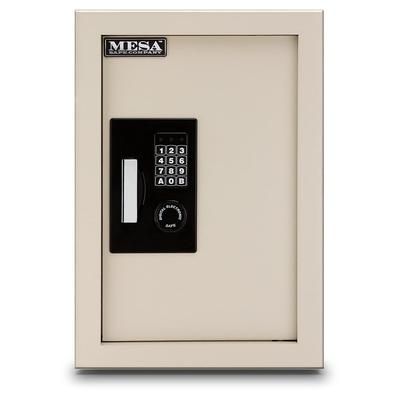 Mesa MAWS2113E .7 cu ft Wall Safe w/ Electronic Lock, Off White