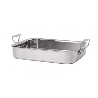 Spring USA 8165-60 6 qt Roasting Pan - 15"L x 11"W x 3"H, Stainless Steel