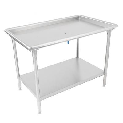 John Boos DST6-3061SSW-X Sorting Table w/ 3" Raised Edge - 60 7/8"W x 30 3/8"D, Stainless Steel