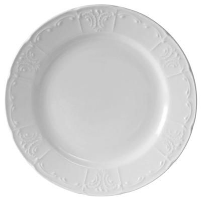 Tuxton CHA-111 11 1/8" Round Chicago Plate - China, Porcelain White