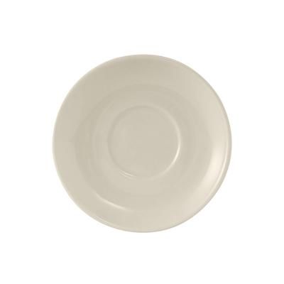 Tuxton TRE-002 6" Round Reno/Nevada Saucer - Ceramic, American White/Eggshell