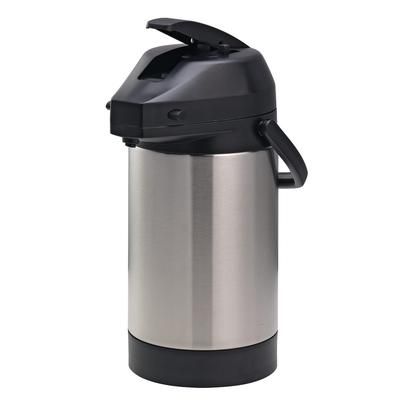 Service Ideas SVAP25L 2 1/2 Liter Lever Action Airpot, Stainless Steel Liner, Silver