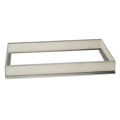 Cadco PSTBS Steam Pan Holder For 1 Full, 2 Half Or 2 Third Size Pans, Stainless Steel