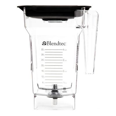 Blendtec FOURSIDE-H 2 qt FourSide Commercial Blender Jar w/ Hard Lid & Wingtip Blade, BPA-free Polycarbonate, Black