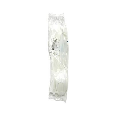 Empress E176000 (41741) Medium Weight Disposable Cutlery Set w/ Salt & Pepper, Polypropylene, White