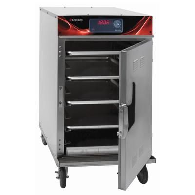 Cres Cor 1000-HH-SS-SPLIT-DX 1/2 Height Insulated Mobile Heated Cabinet w/ 8 Pan Capacity, 120v, Deluxe Controls, 120 V, Stainless Steel