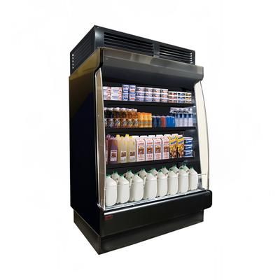 Howard-McCray SC-OD35E-4L-LB-B 51" Vertical Open Air Cooler w/ 4 Levels, 115/208-230v/1ph, Black