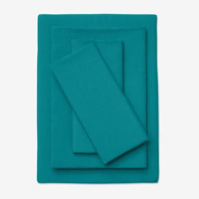 BH Studio Solid Microfiber Sheet Set by BH Studio in Turquoise (Size CALKNG)