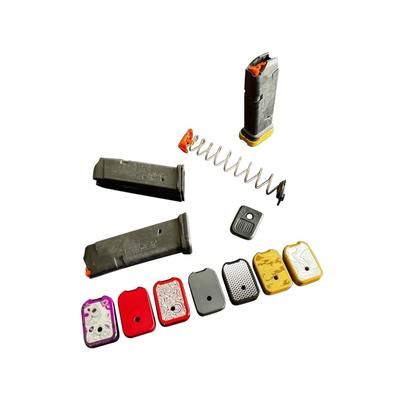 Gun Cuts Glock Magpul GL9 Fatty Aluminum Baseplate 0RD Black GC-MP-BP -BLK