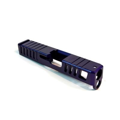 Gun Cuts Juggernaut Slide for Glock 26 Optic Cut Royal Purple GC-G26-JUG-RPR-RMR