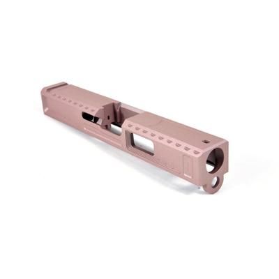 Gun Cuts Viper Slide for Glock 19 No Optic Cut Rose Gold GC-G19-VIP-RGO-NO