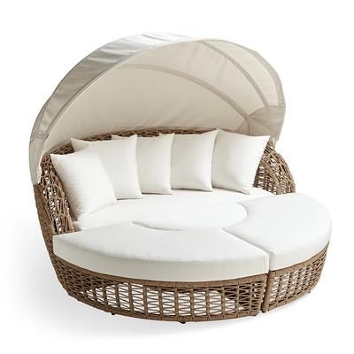 Nadette Daybed Replacement Cushions - Standard, Rumor Midnight - Frontgate
