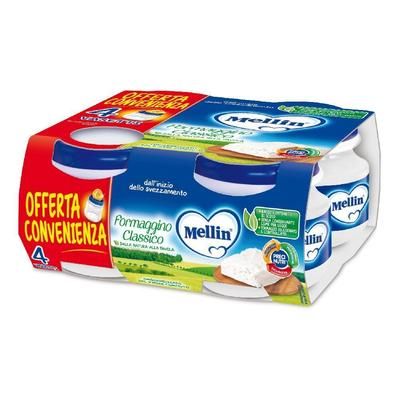 Mellin Baby Formaggino Classico 4 X 80 G 4x80 g