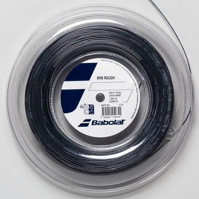 Babolat RPM Rough 16 660' Reel Tennis String Reels Dark Grey